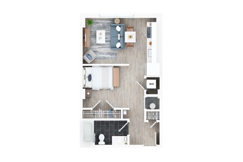 1 BED 1 BATH N at Jayde Parkside Apartments, Washington, Washington DC